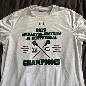 Under Armour White Delbarton Champions Graphic T-Shirt